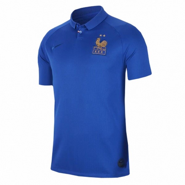 Camisetas Francia Mujer 100th Azul